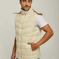Men Regular Fit Vest - Brown