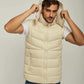 Men Regular Fit Vest - Brown