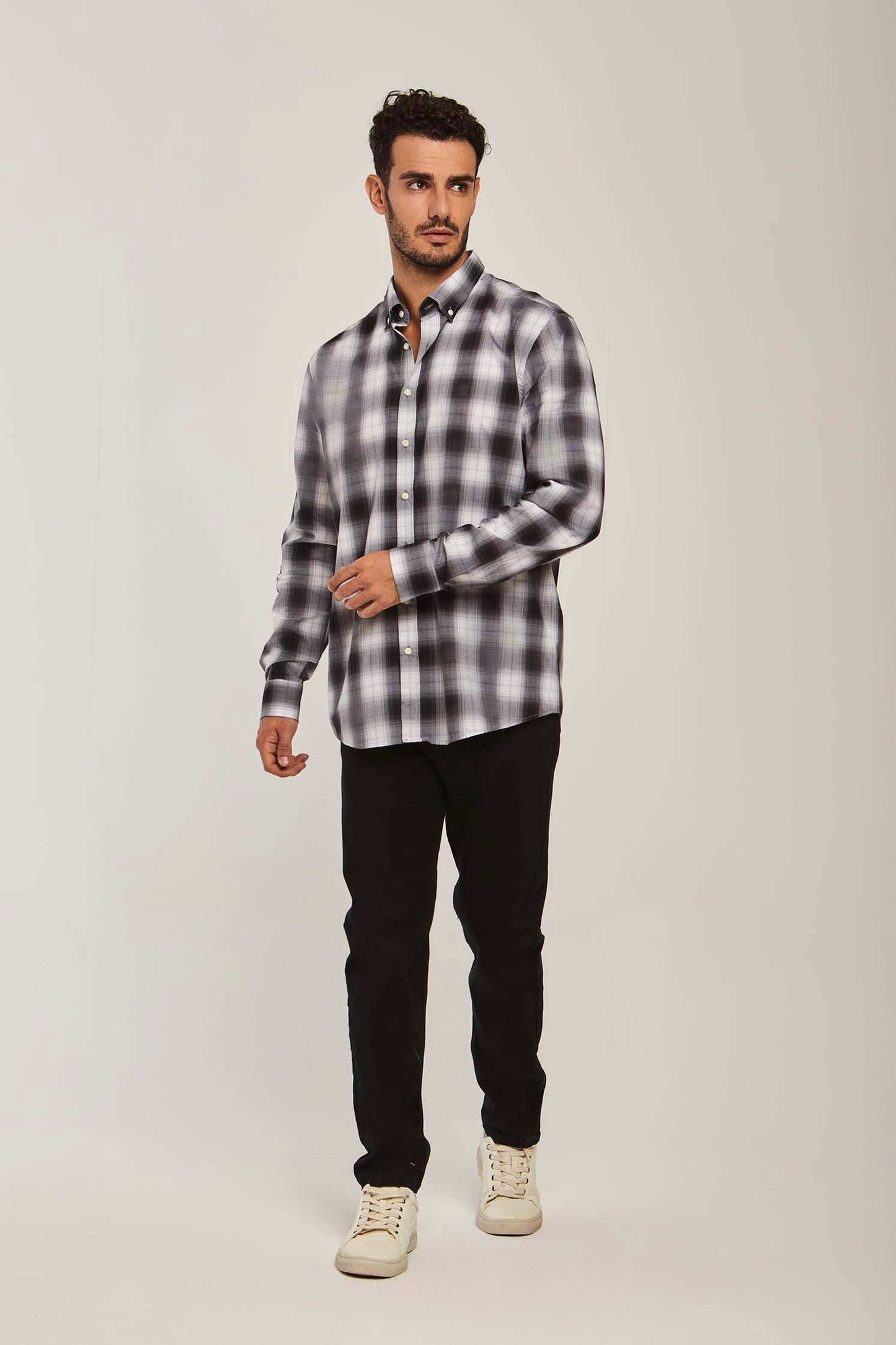 Men Regular Fit Shirt - Black
