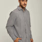 Men Regular Fit Shirt - Grey