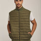 Men Regular Fit Vest - Green