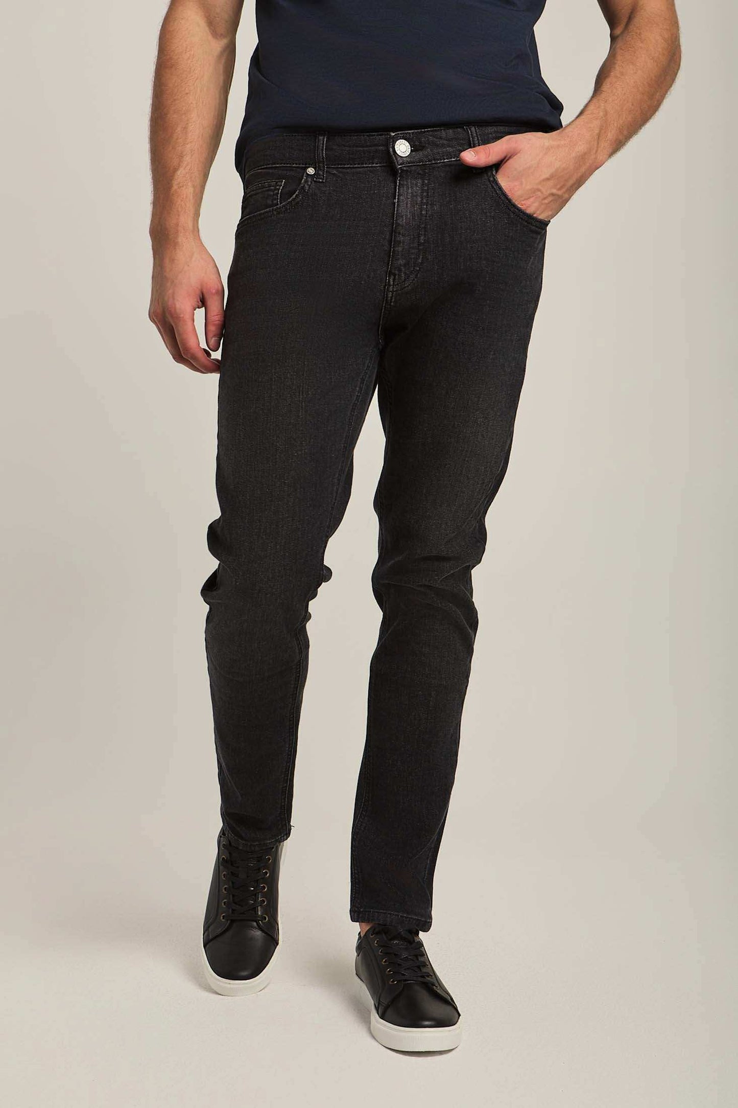 Men Regular Fit Denim -  Grey