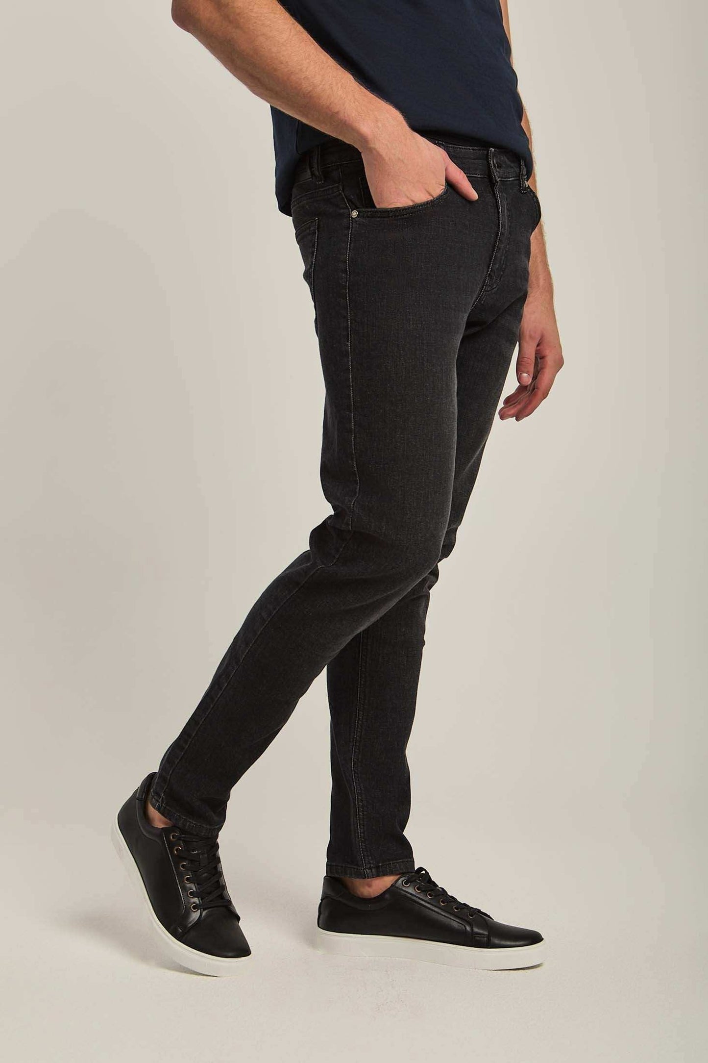 Men Regular Fit Denim -  Grey