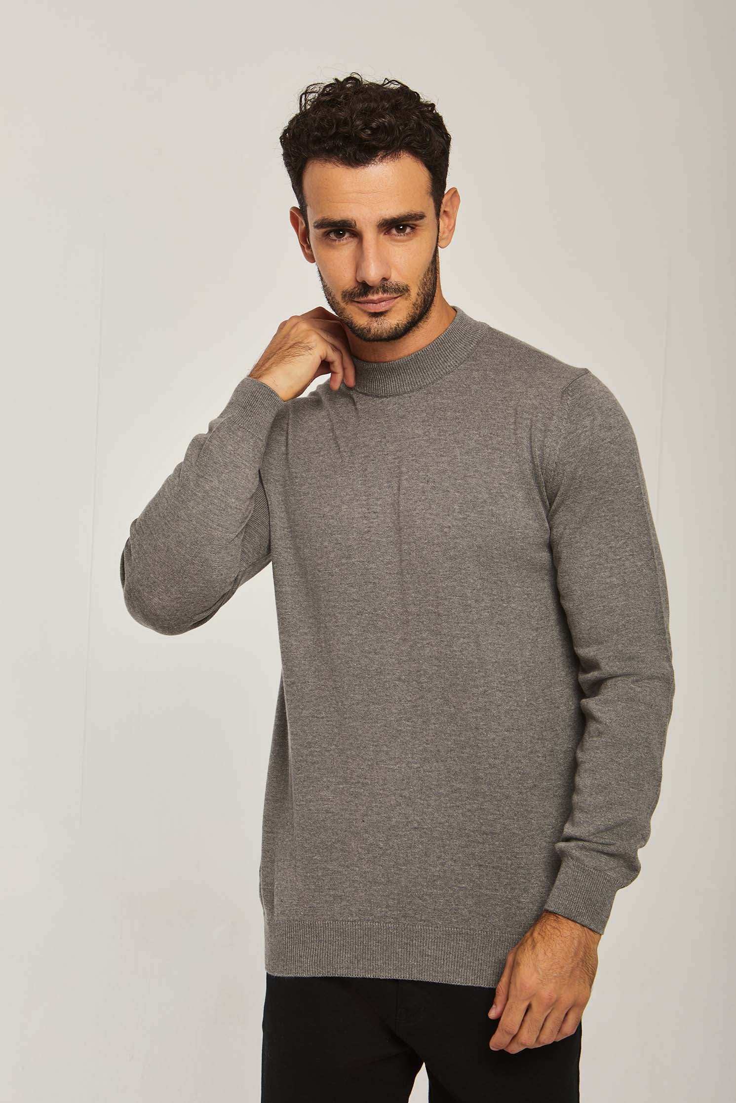 Men Regular Fit Pullover - Grey