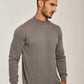 Men Regular Fit Pullover - Grey
