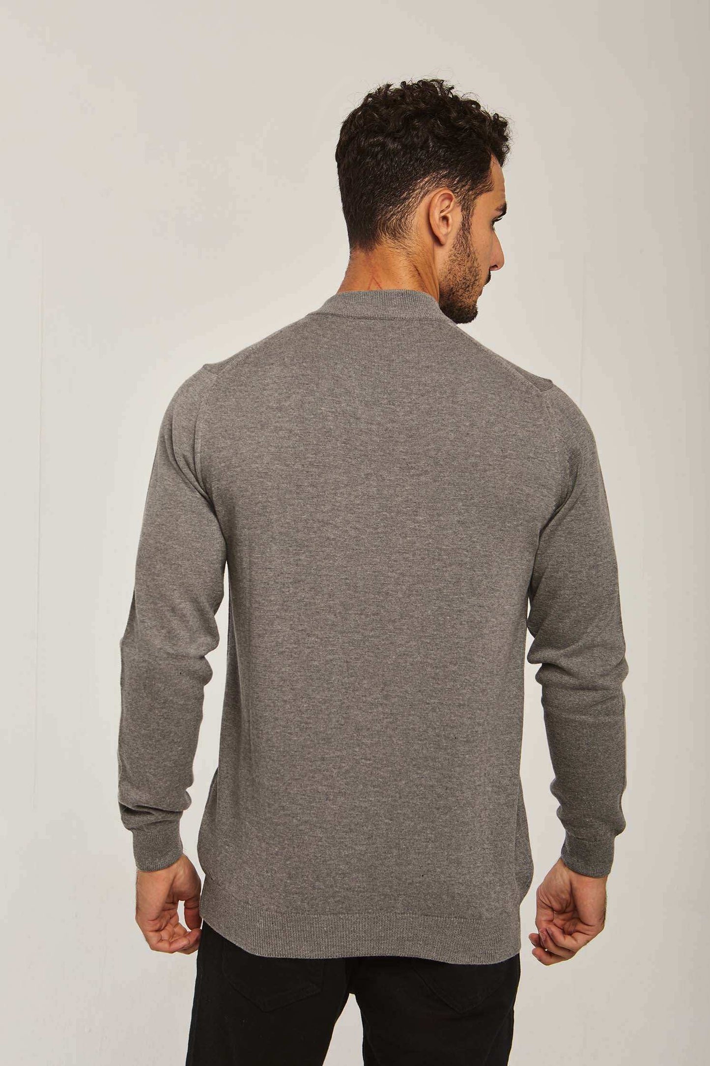 Men Regular Fit Pullover - Grey