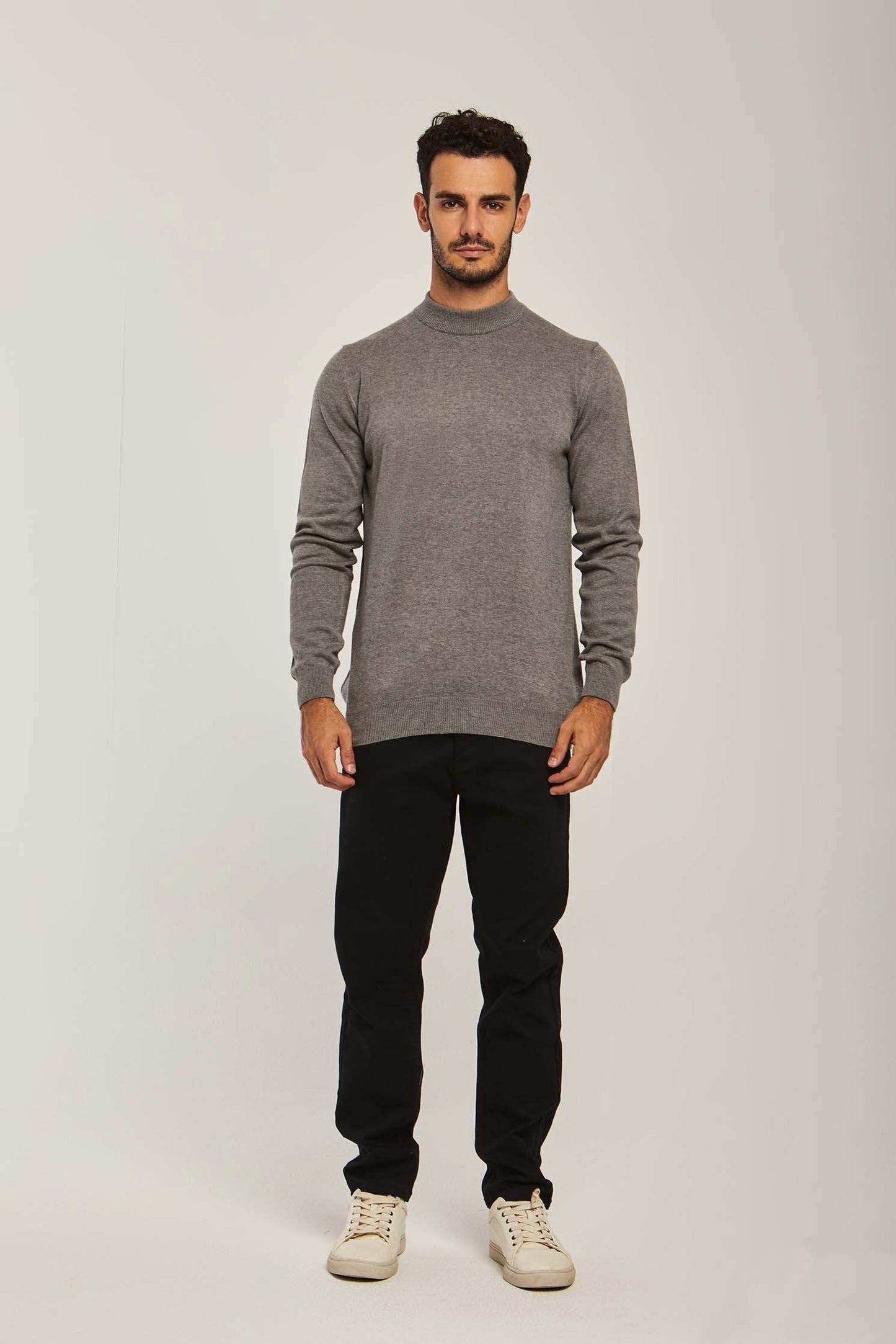 Men Regular Fit Pullover - Grey