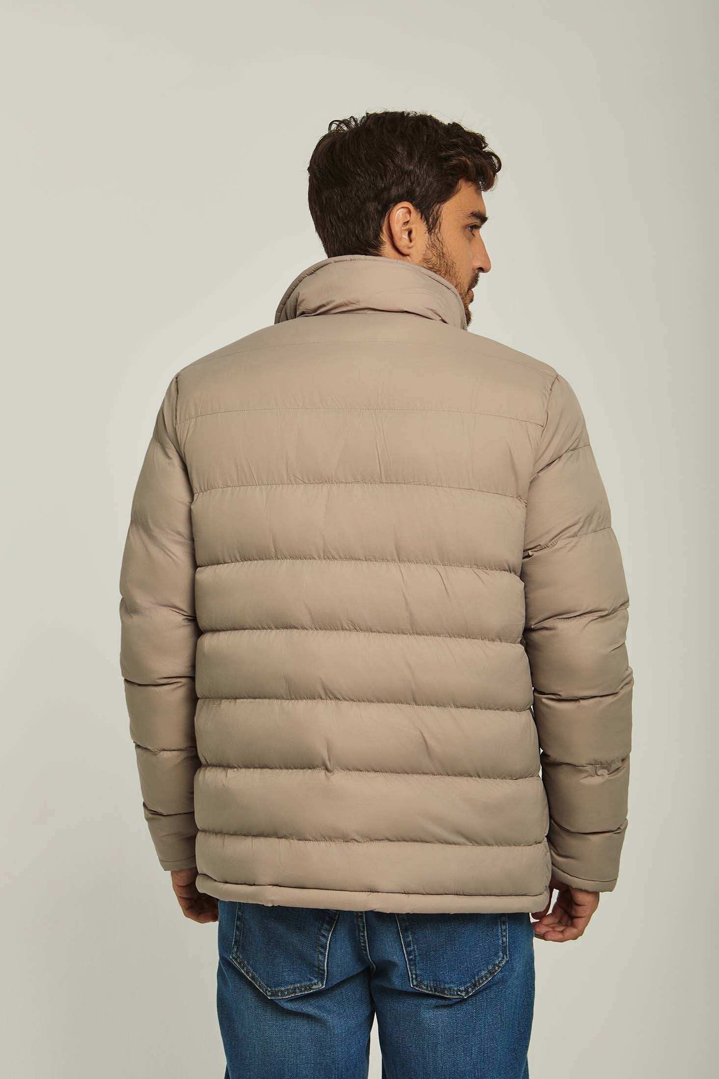 Men Regular Fit Jacket - Brown
