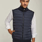 Men Regular Fit Vest - Blue