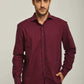 Men Regular Fit Shirt - Red