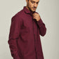 Men Regular Fit Shirt - Red