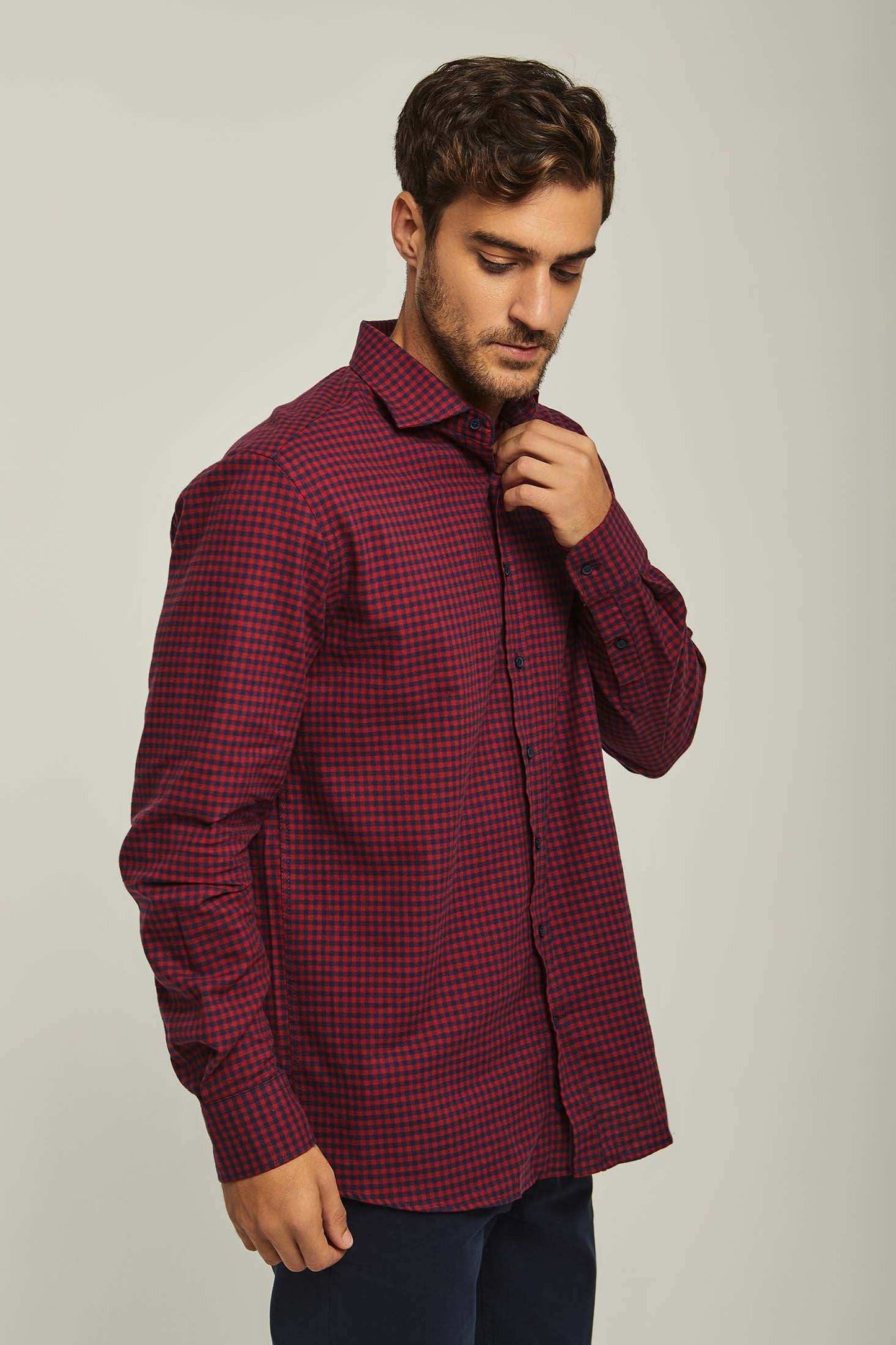 Men Regular Fit Shirt - Red