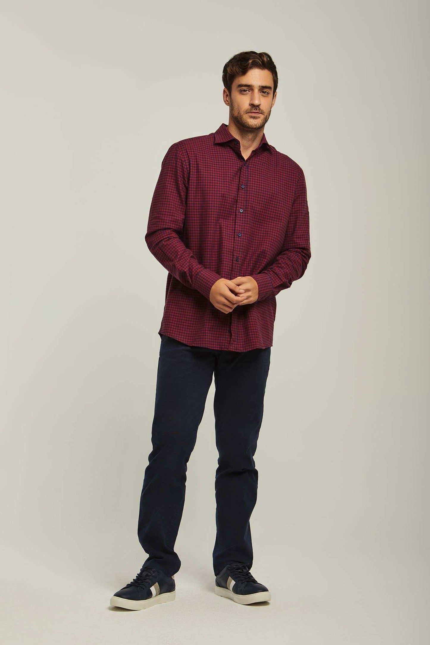 Men Regular Fit Shirt - Red