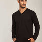 Men Regular Fit Pullover - Black