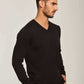 Men Regular Fit Pullover - Black