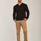Men Regular Fit Pullover - Black