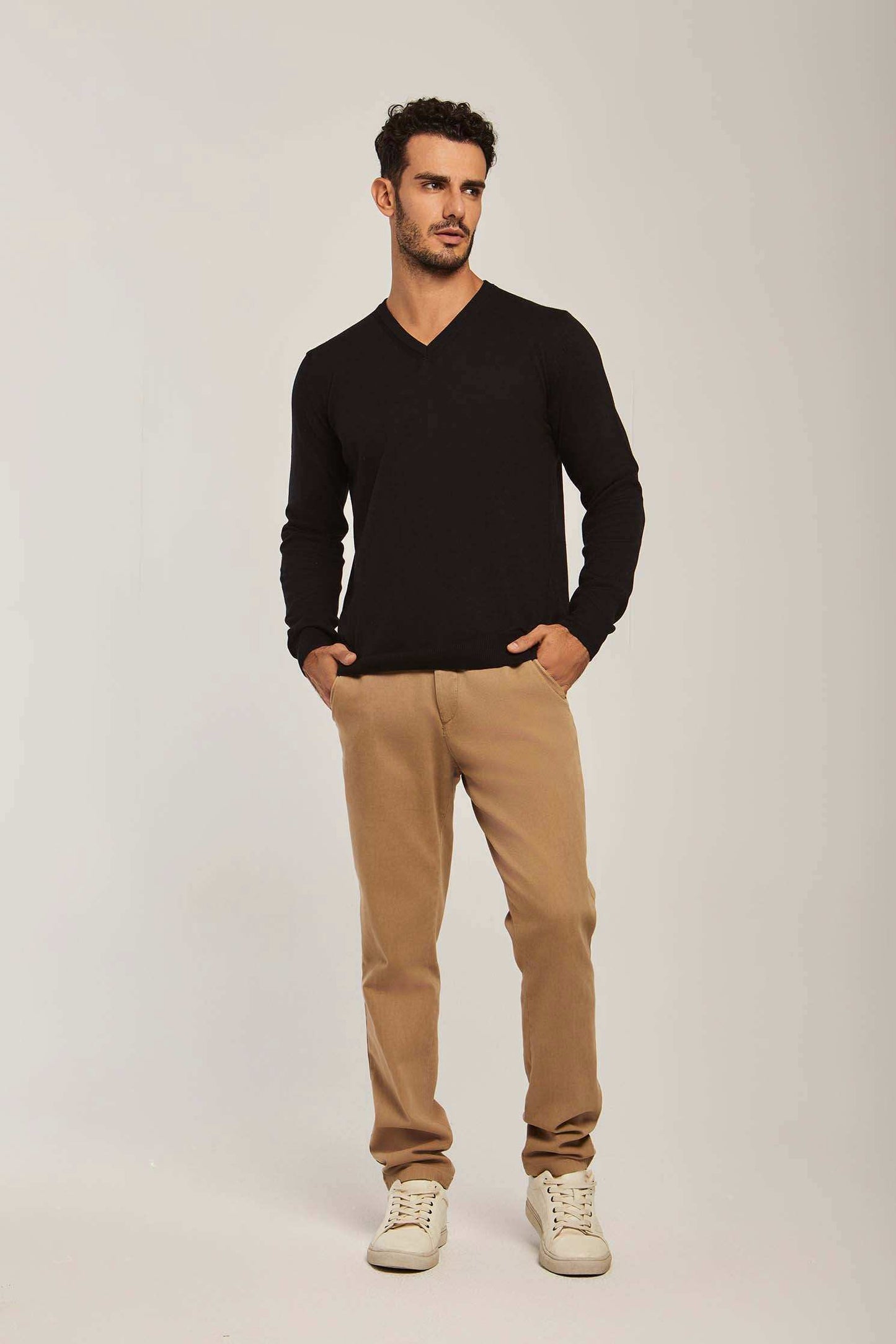 Men Regular Fit Pullover - Black