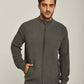 Men Regular Fit Cardigan - Grey