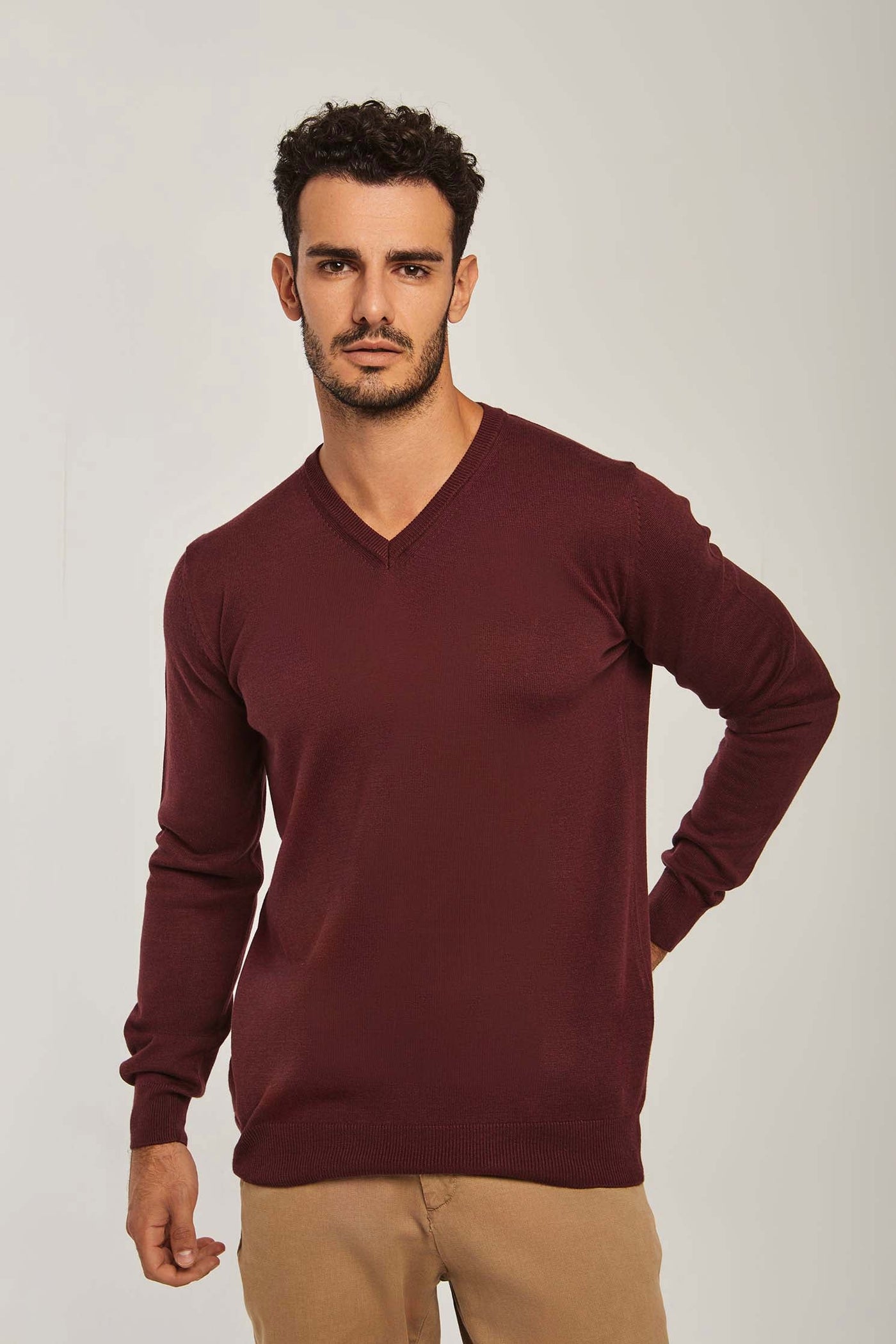 Men Regular Fit Pullover - Red