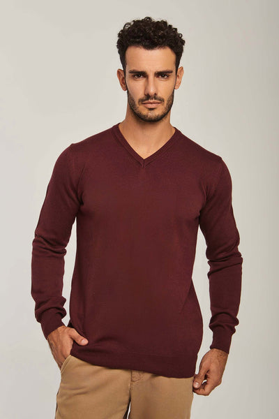 Men Regular Fit Pullover - Red