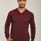 Men Regular Fit Pullover - Red