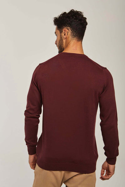 Men Regular Fit Pullover - Red