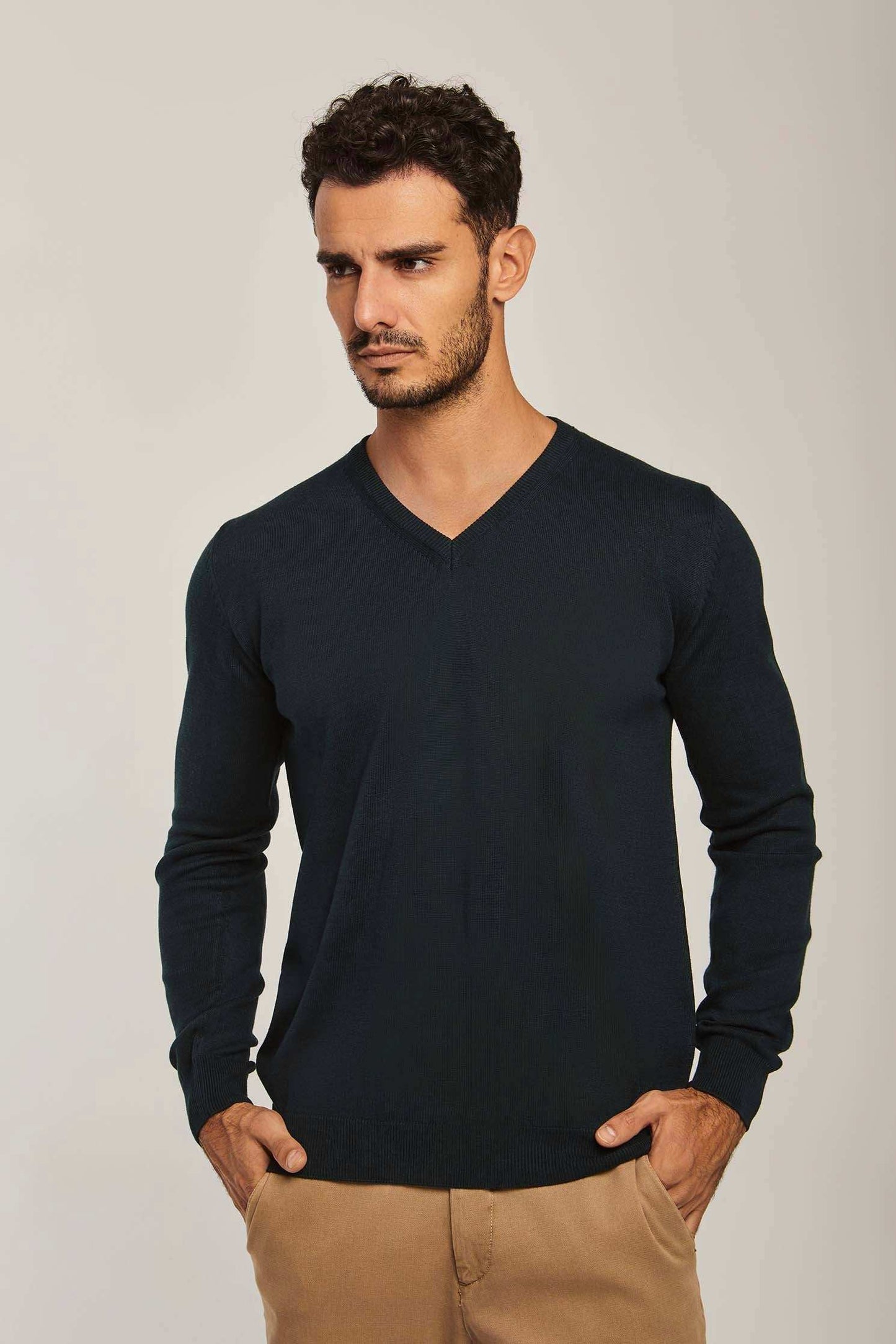 Men Regular Fit Pullover - Black