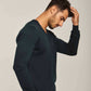 Men Regular Fit Pullover - Black