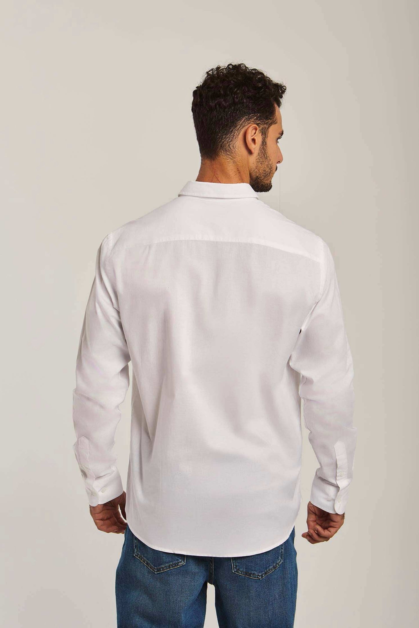 Men Regular Fit Shirt - White