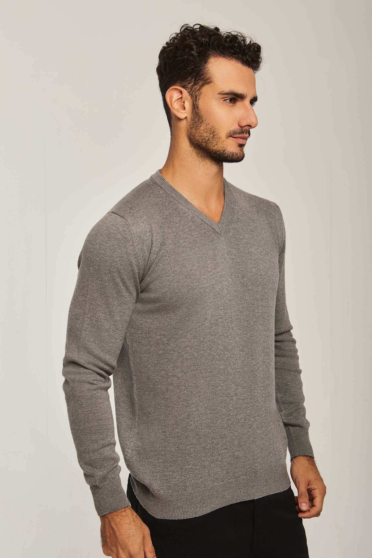 Men Regular Fit Pullover - Grey