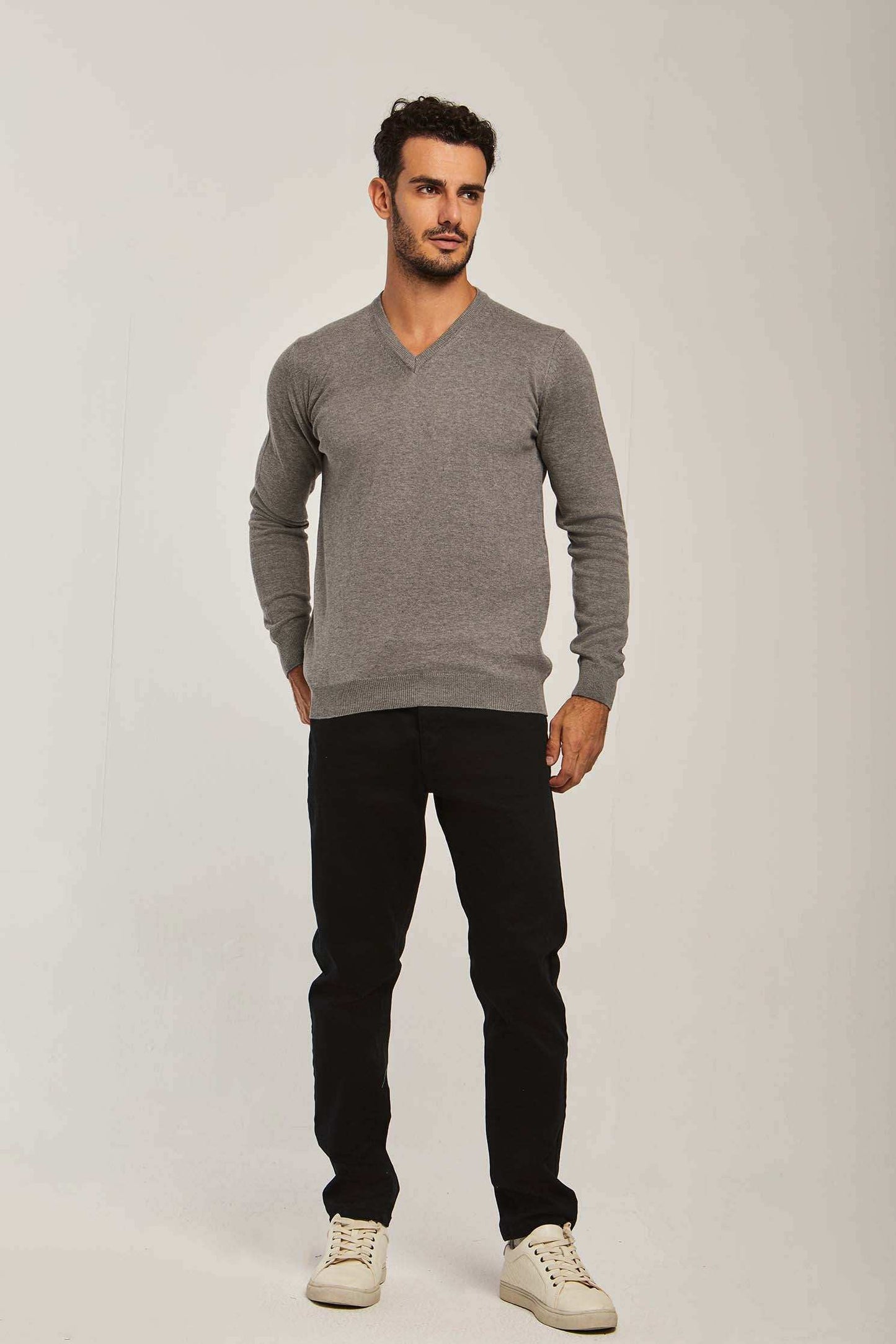 Men Regular Fit Pullover - Grey