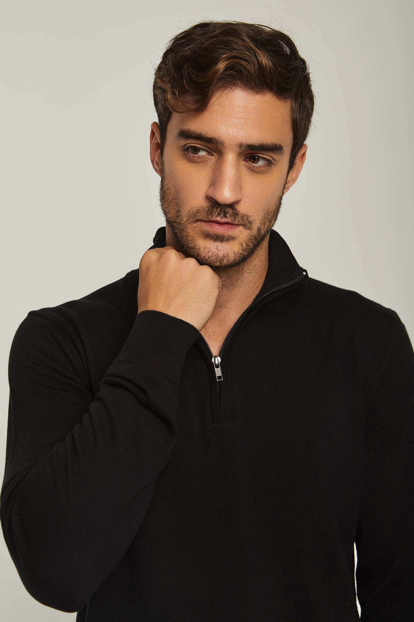 Men Regular Fit Pullover - Black