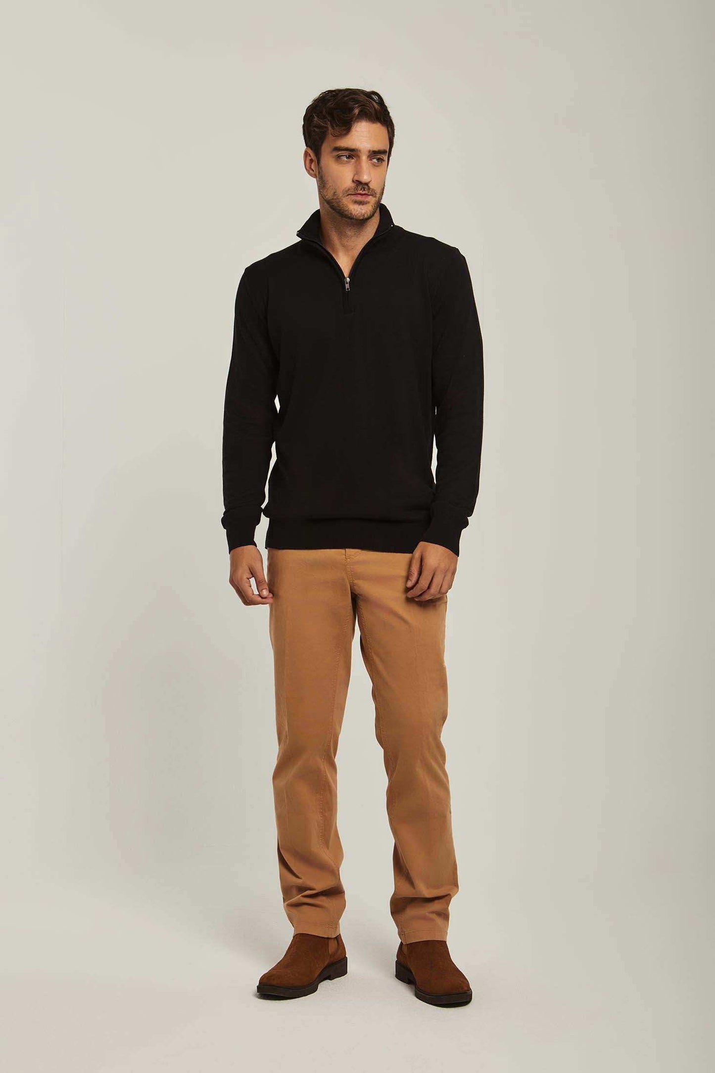 Men Regular Fit Pullover - Black