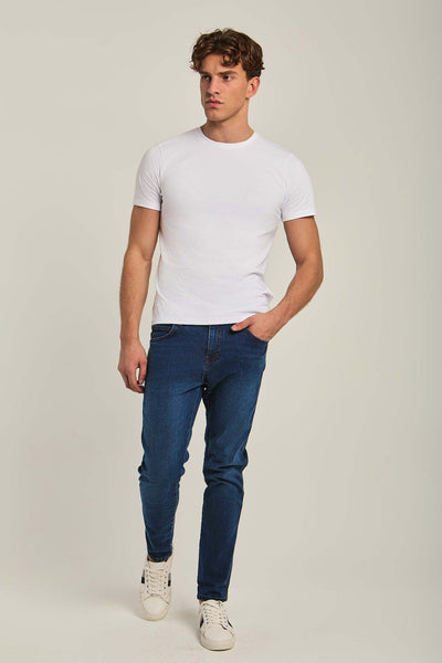 Men Regular Fit  Denim -Indigo