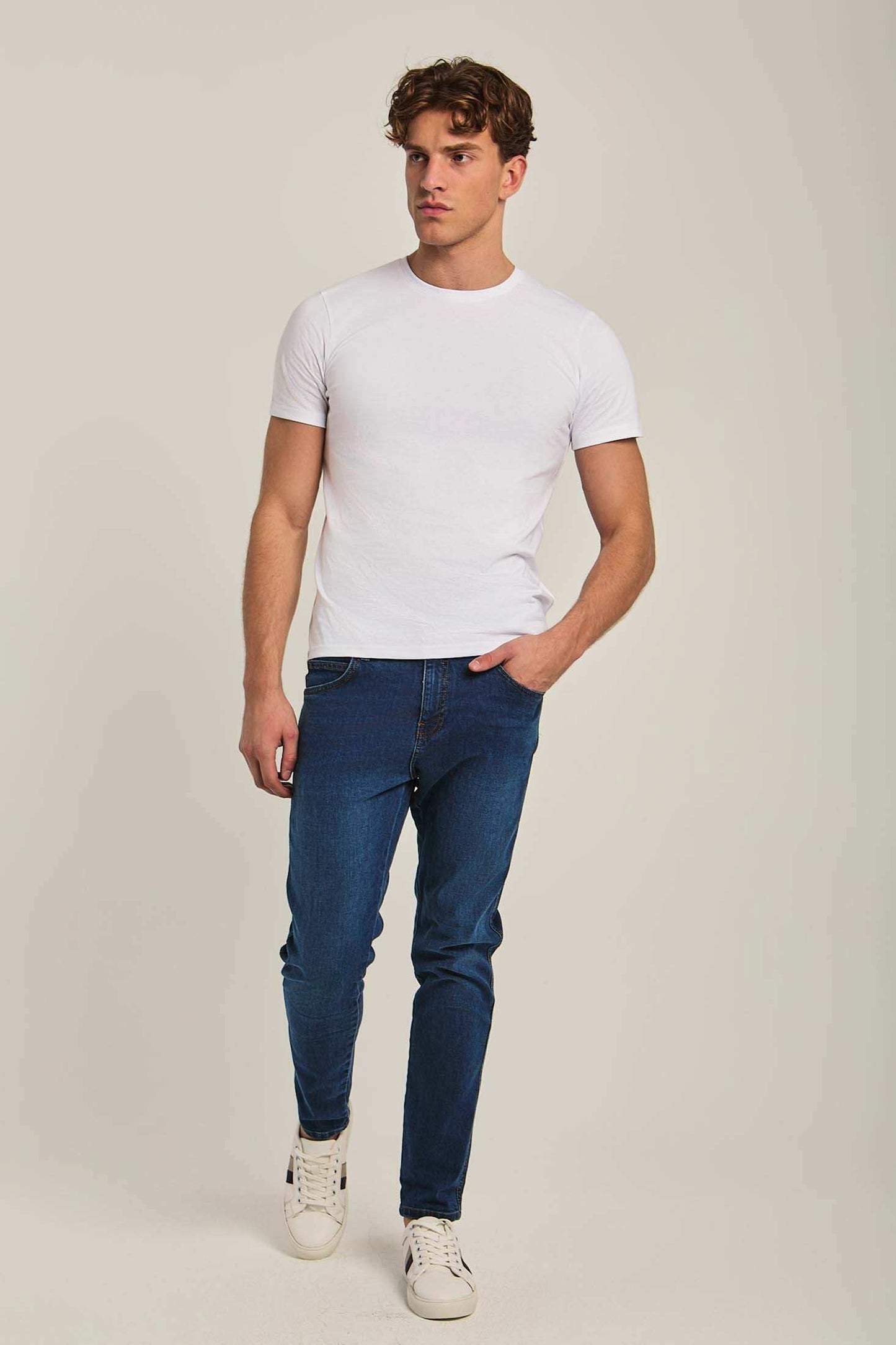 Men Regular Fit Denim - Blue