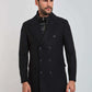 Men Regular Fit Coat - Brown