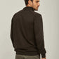 Men Regular Fit Pullover - Dark Brown