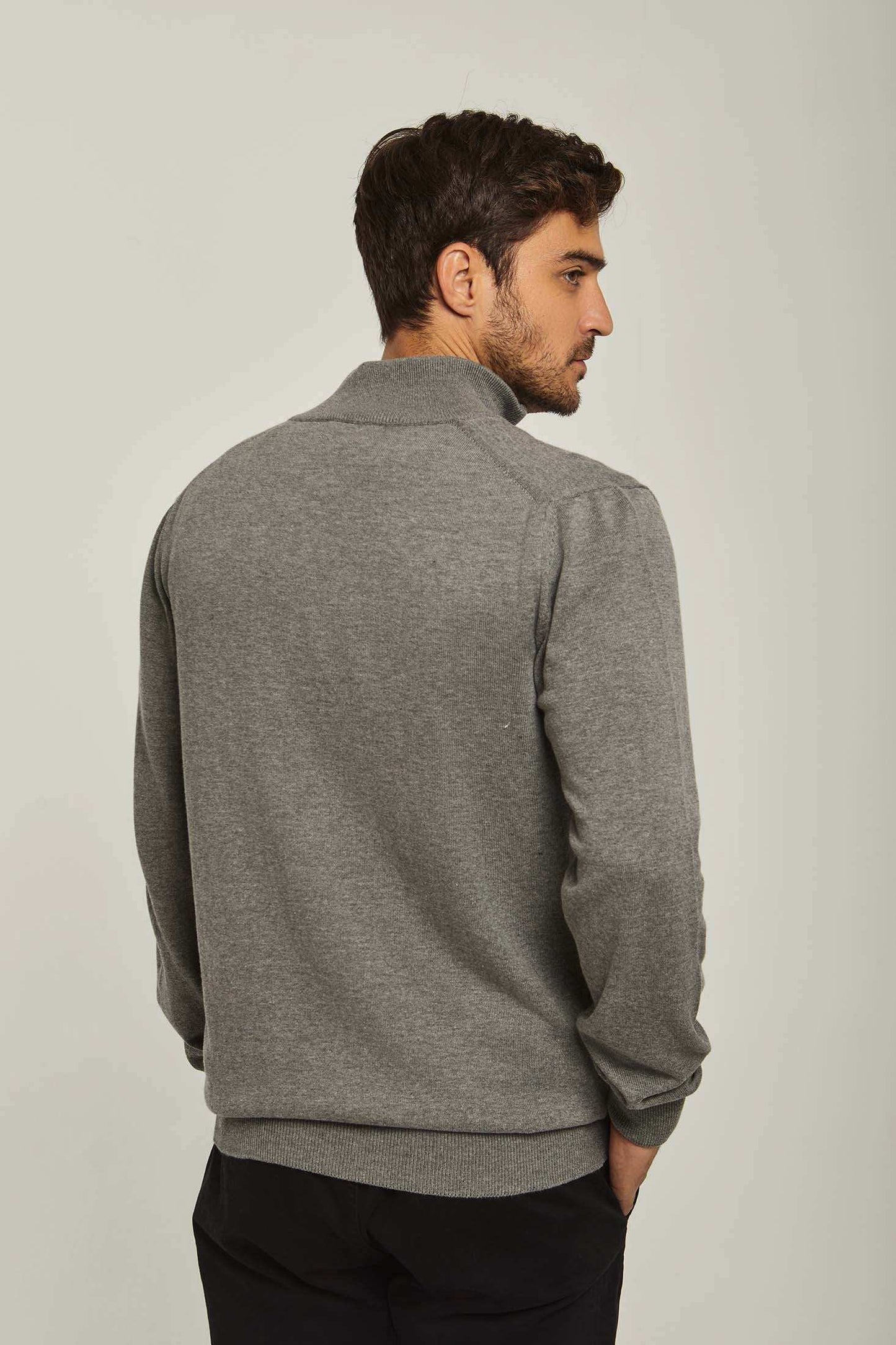 Men Regular Fit Pullover - Grey