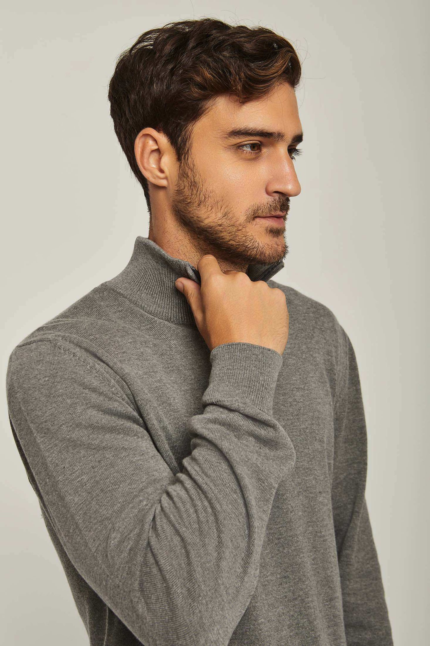 Men Regular Fit Pullover - Grey