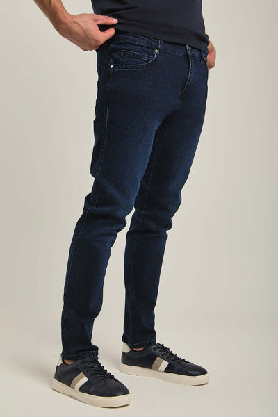 Men Regular Fit  Denim - Dark Blue