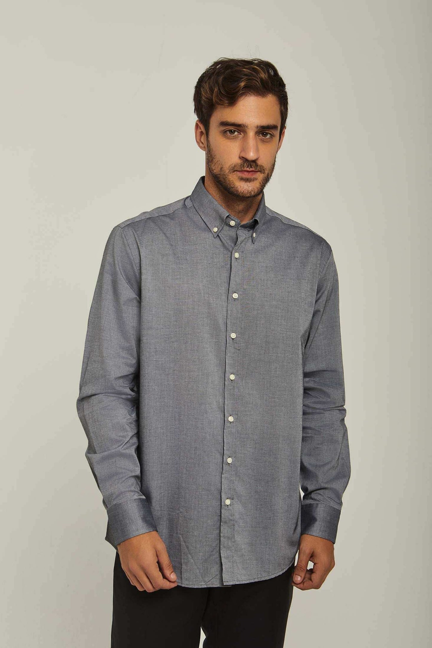 Men Regular Fit Shirt - Black