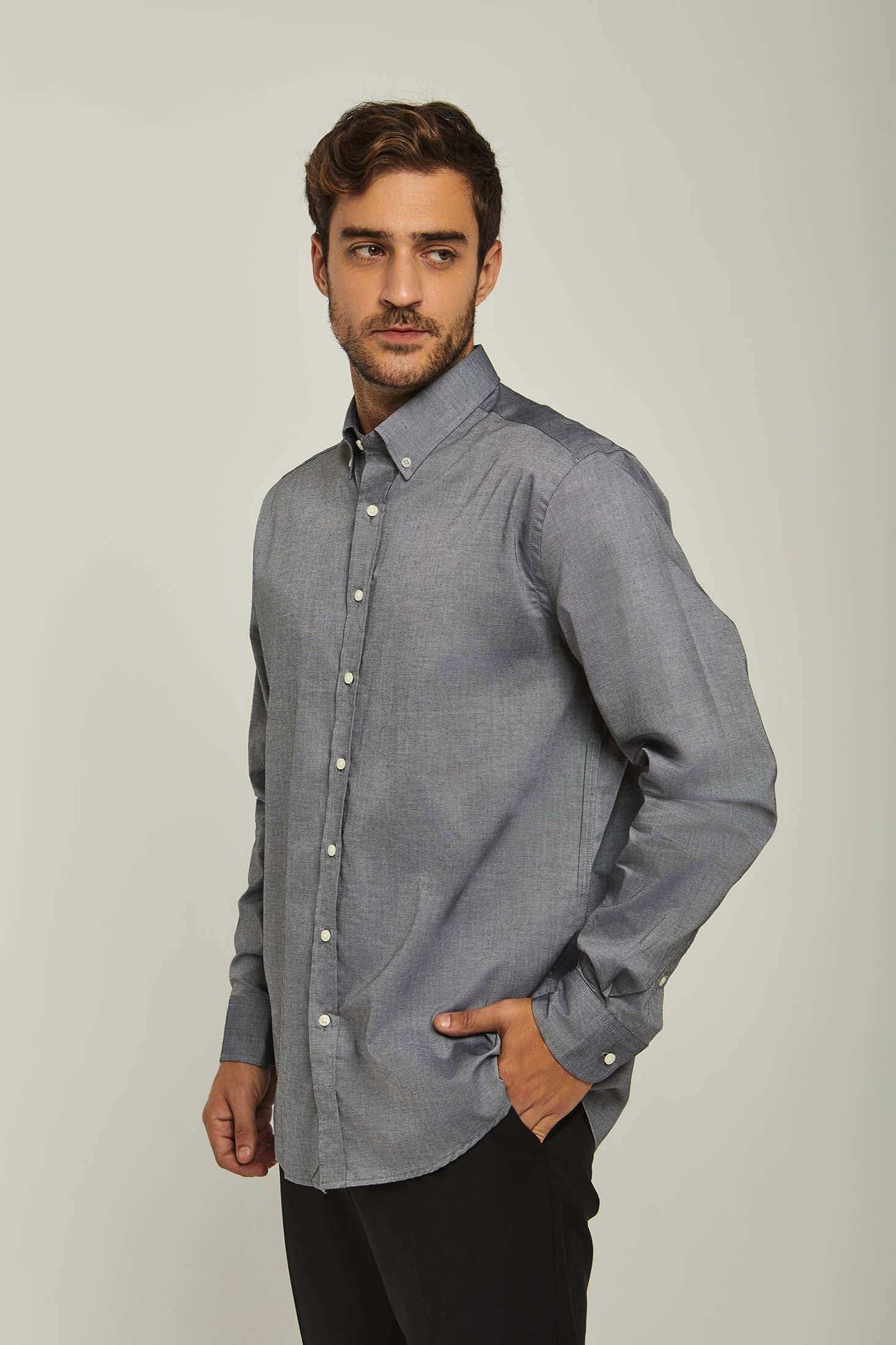 Men Regular Fit Shirt - Black