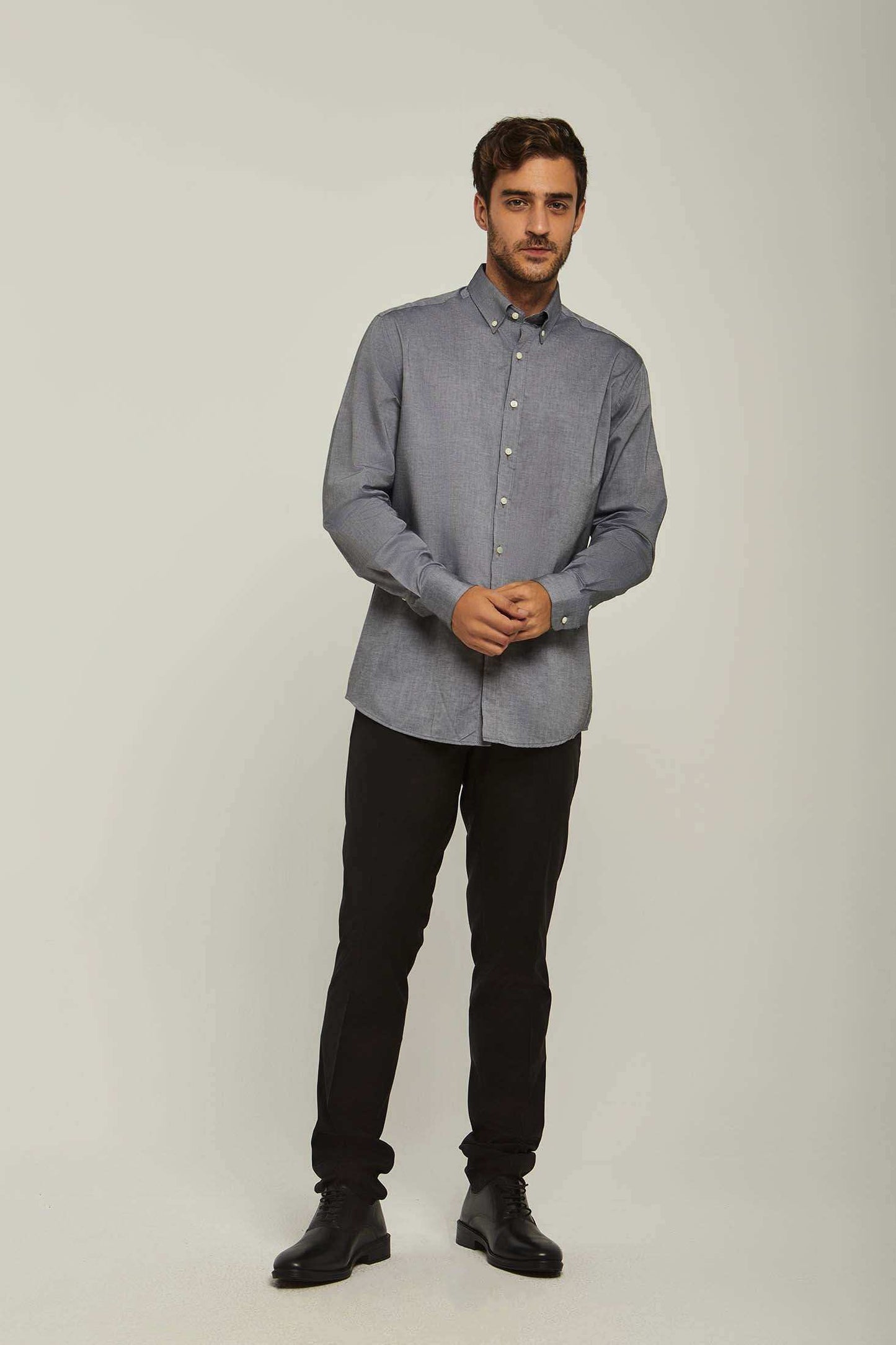 Men Regular Fit Shirt - Black
