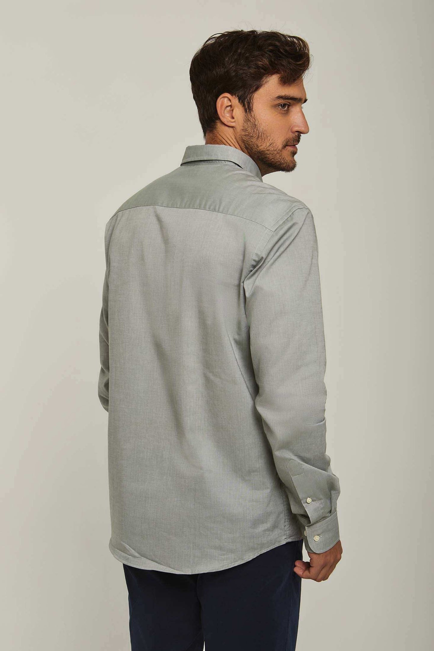 Men Regular Fit Shirt - Grey