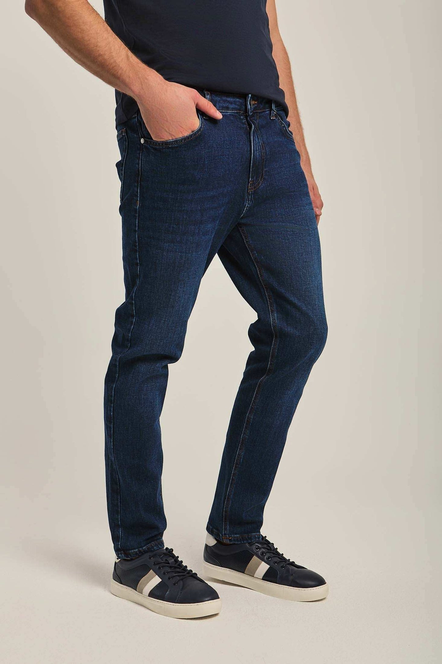 Men Regular Fit Denim - Blue