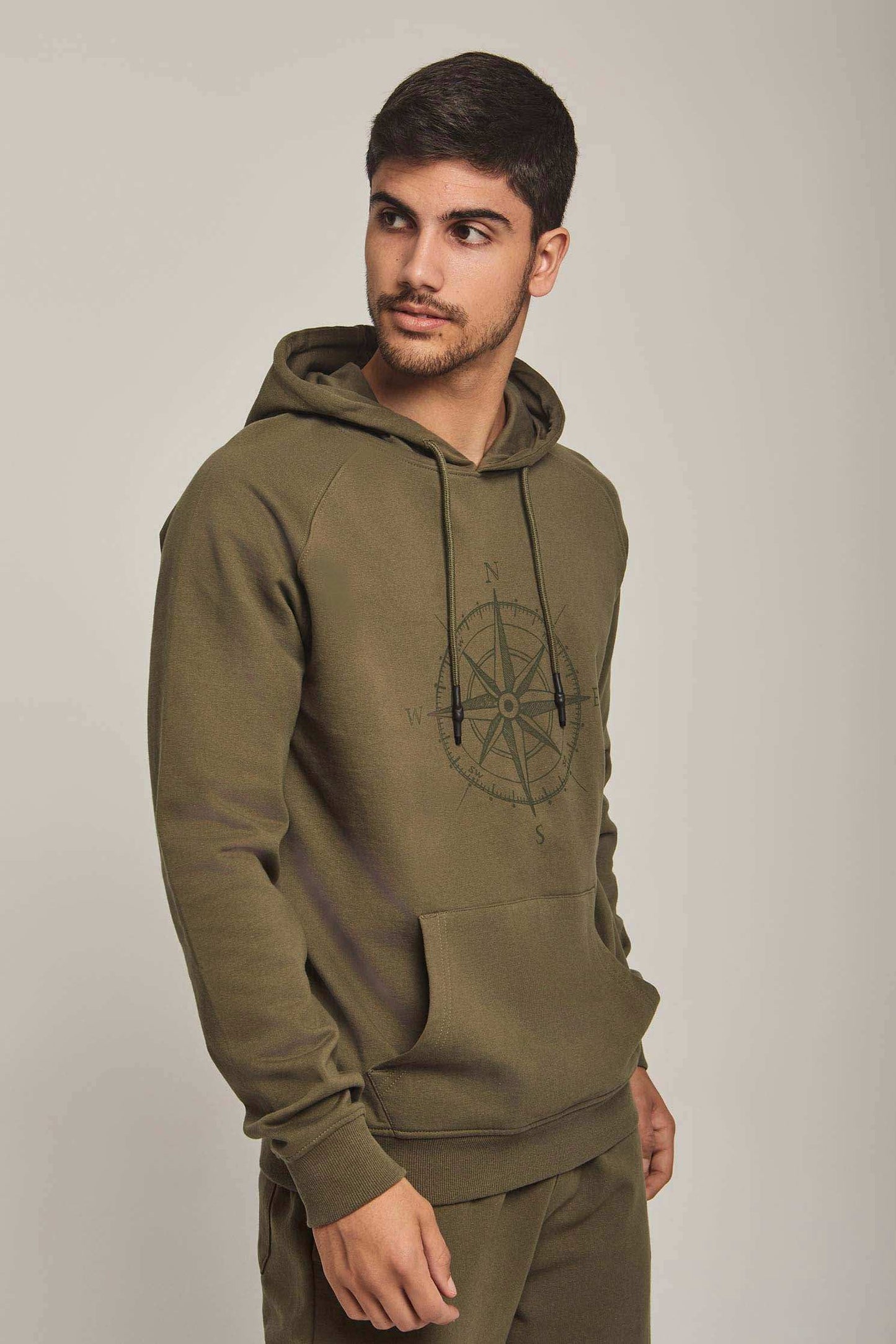 Men Regular Fit Sweat Shirt - Green