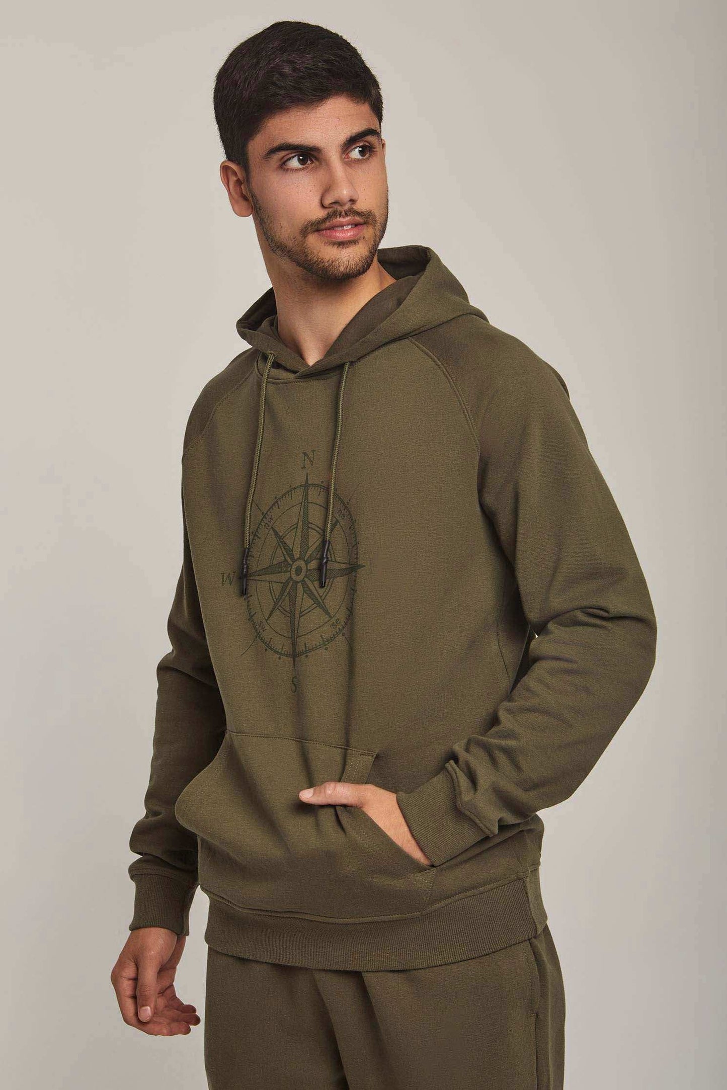 Men Regular Fit Sweat Shirt - Green