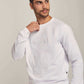 Men Regular Fit Sweat Shirt - Off White