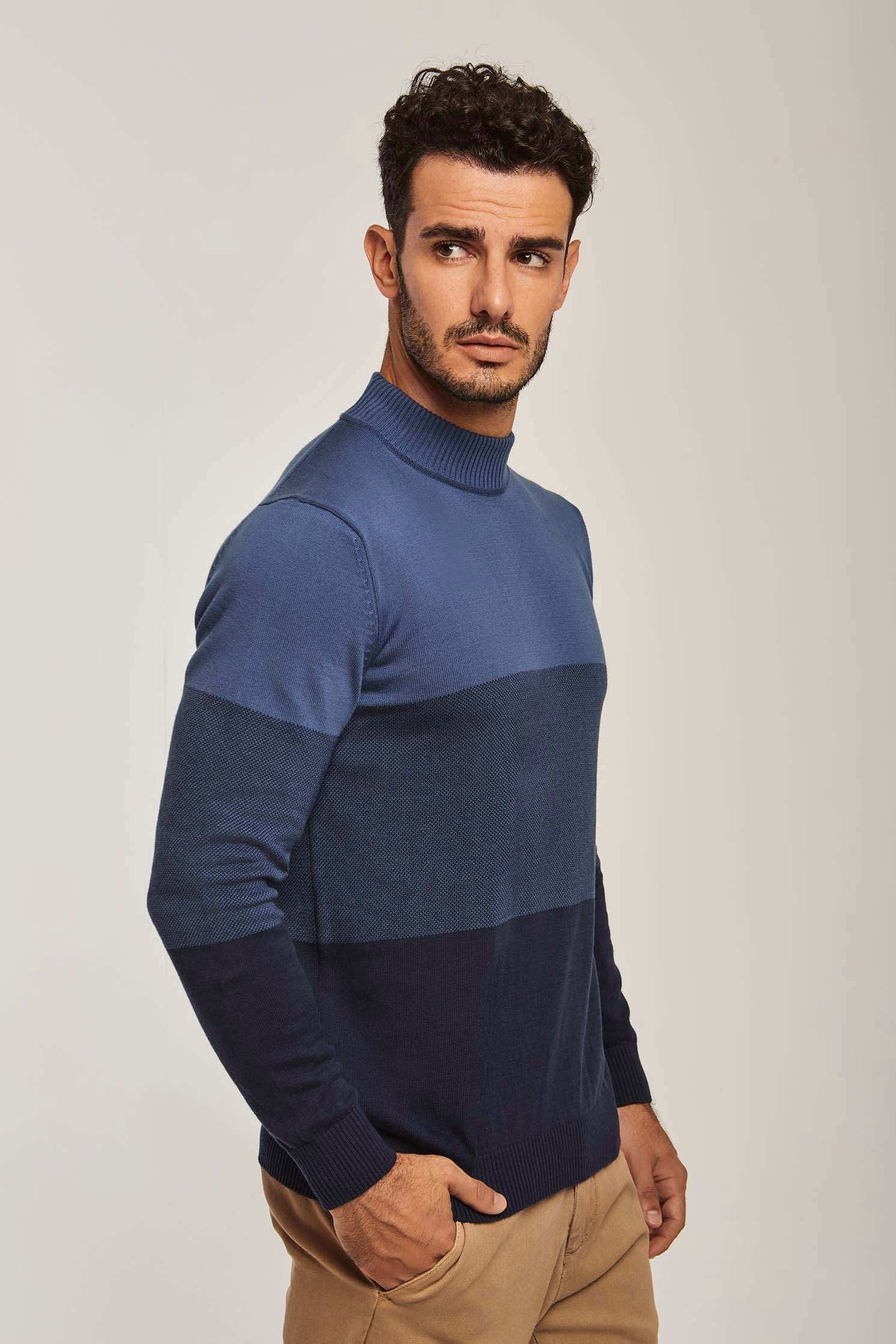 Men Regular Fit Pullover - Blue