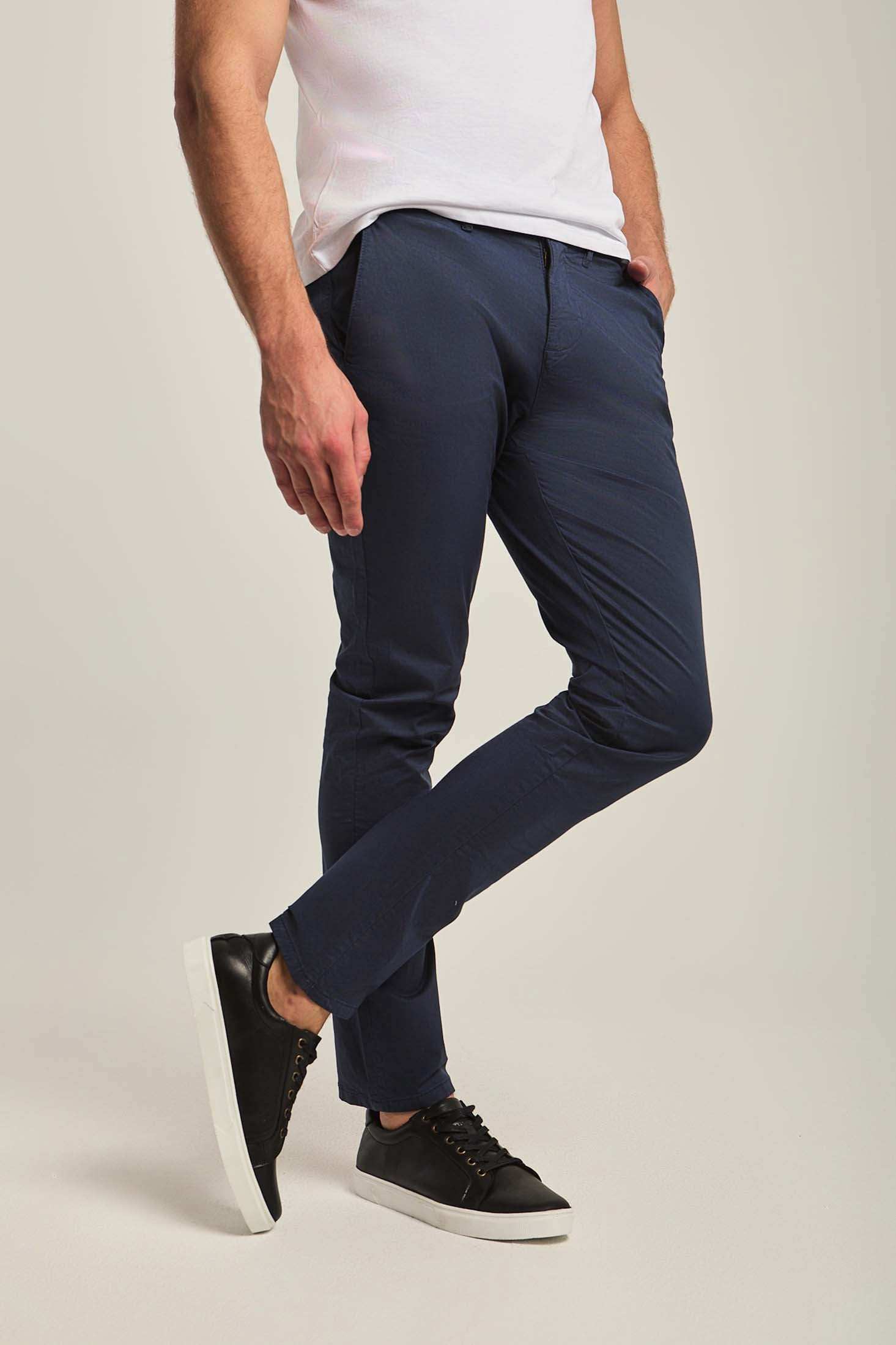 Men Slim Fit Pant - Graphite Blue